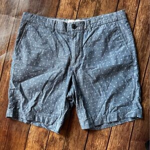 🐧 Original Penguin Men’s Shorts - Size 34 - Chambray Blue with Mini Dot Pattern